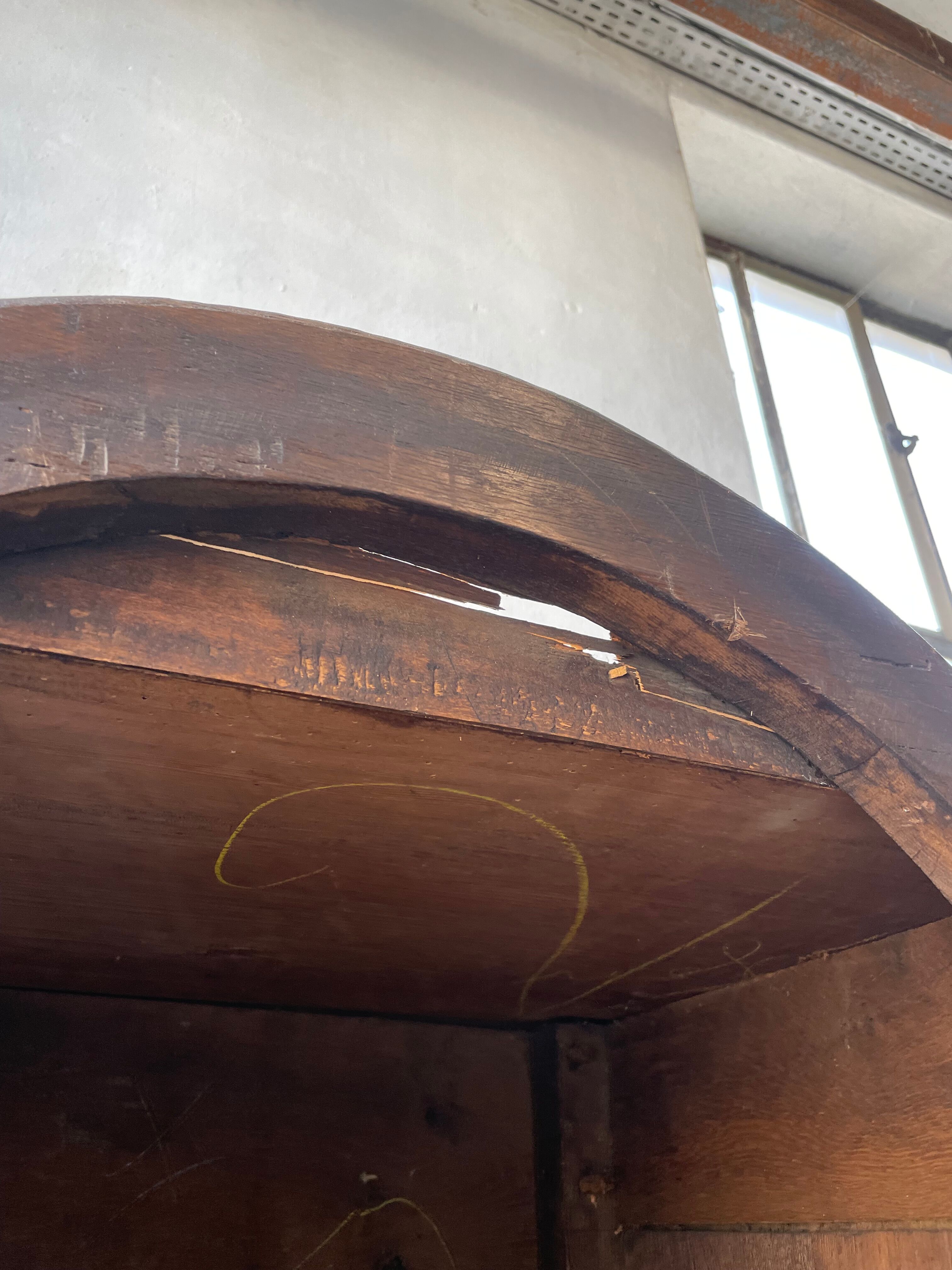 Savoyard solid oak cabinet XVIIIth