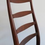 Set of Danish Dark Wood Dining Chairs by Arne Vodder, 1960s