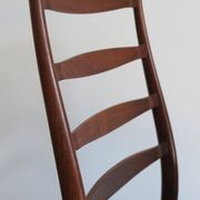 Set of Danish Dark Wood Dining Chairs by Arne Vodder, 1960s