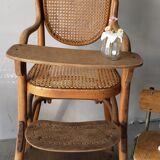 High canne chair