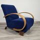 Fauteuil Art Déco par Jindřich Halabala, années 1950