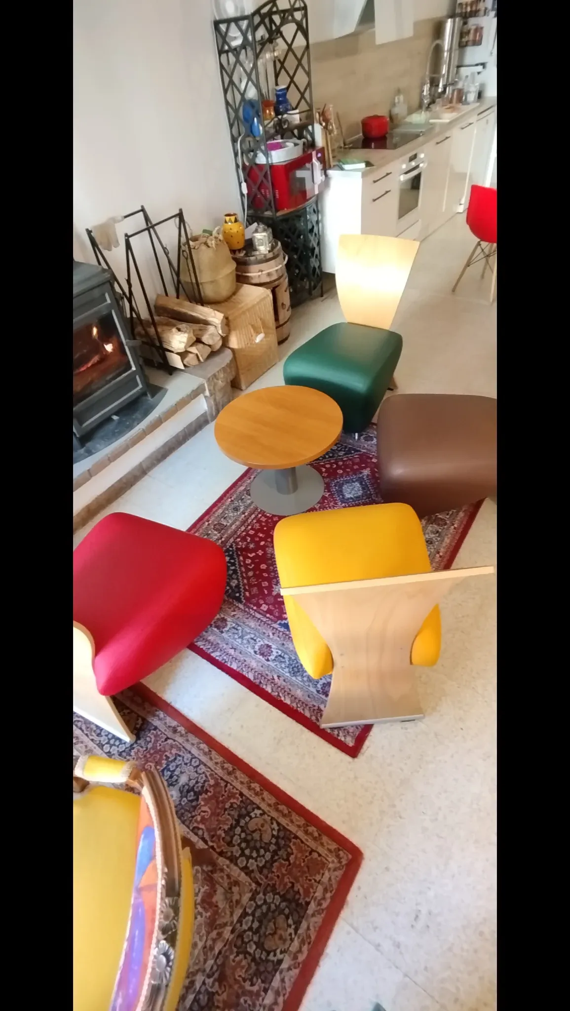 4 Bobo armchairs by Dietmar Scharping for Dauphin, 1990s/2000s