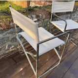 Pair of folding camping chairs