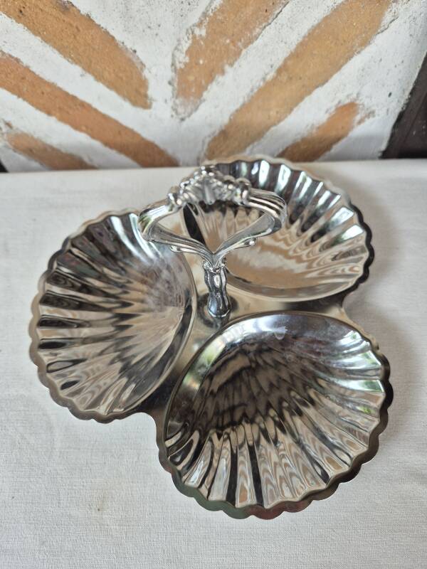 Vintage serving platter for aperitifs