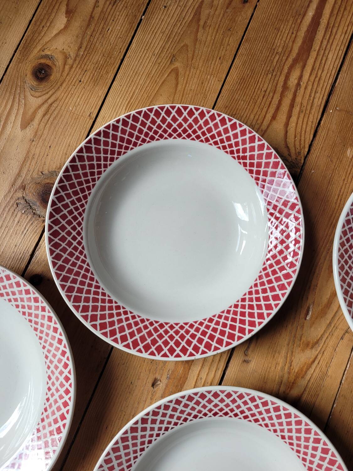 Five soup plates FB85 Badonviller