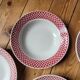 Five soup plates FB85 Badonviller