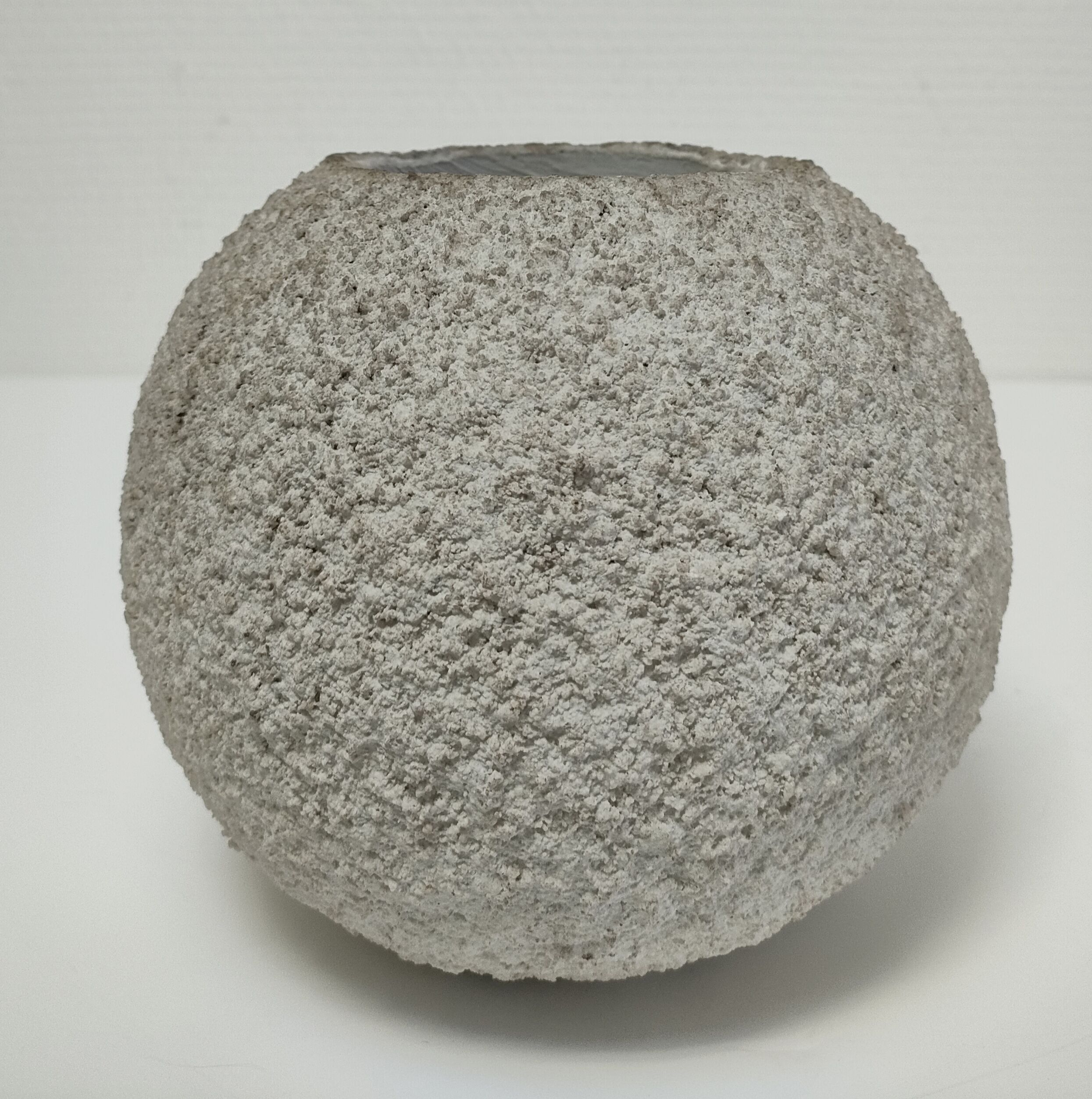 planter ball concrete cement design 60s