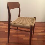 No.75 chairs & table by Niels Otto Muller for J.L. Mollers, 1950s