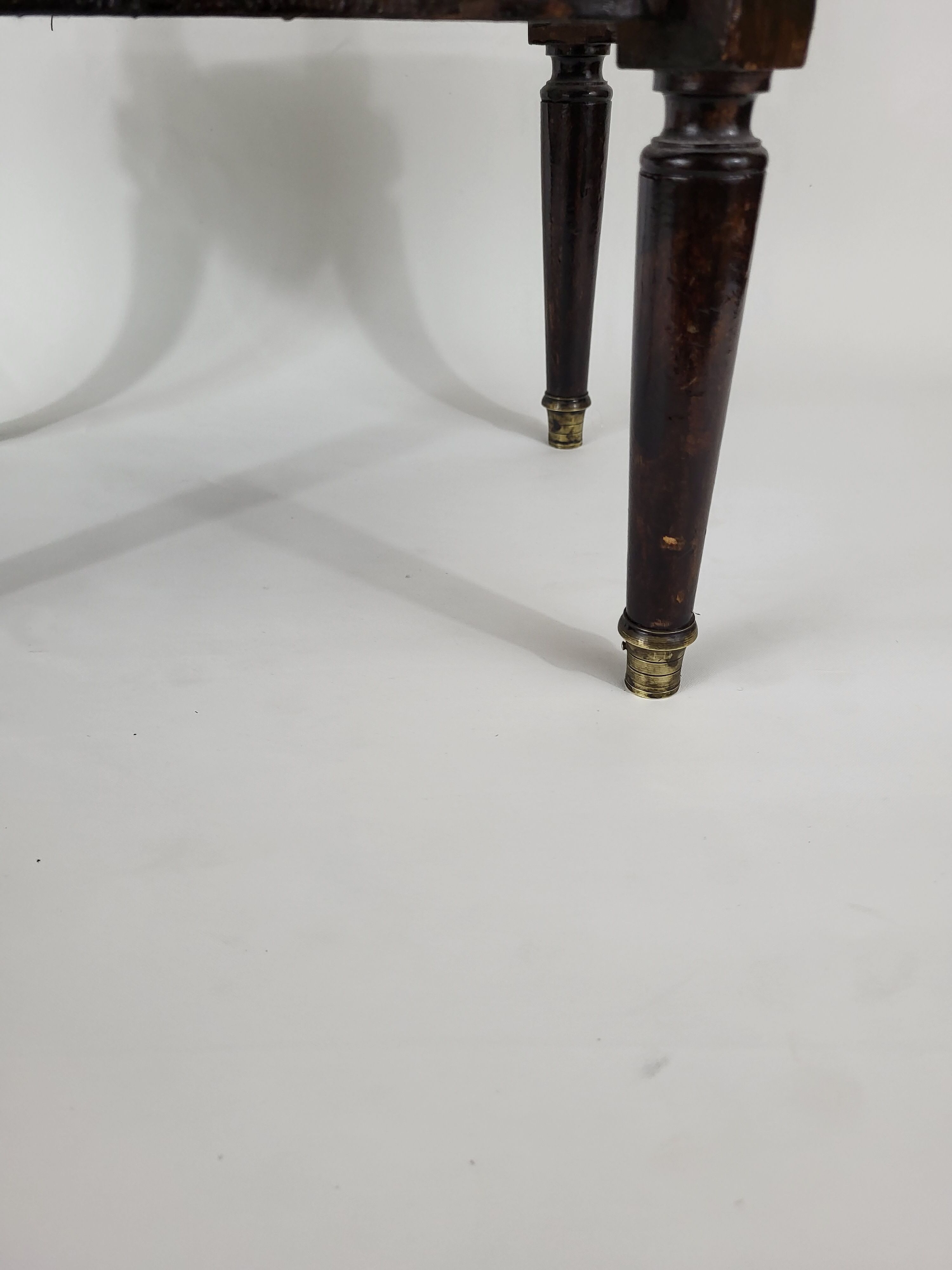 Side table bean in wood & marble