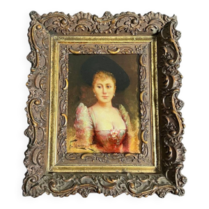 Portrait de femme élégante,
