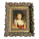 Portrait de femme élégante, huile sur panneau - François Maury (1861–1
