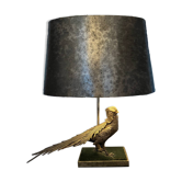 Lampe faisan vintage signée G.W. (Gilles Wavrant) – Design Hollywood R