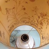 Fat lava ceramic floor lamp and herbarium day/vintage 60-70s