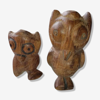 Wooden owls