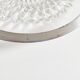Glass dish with English silver-plated metal rim