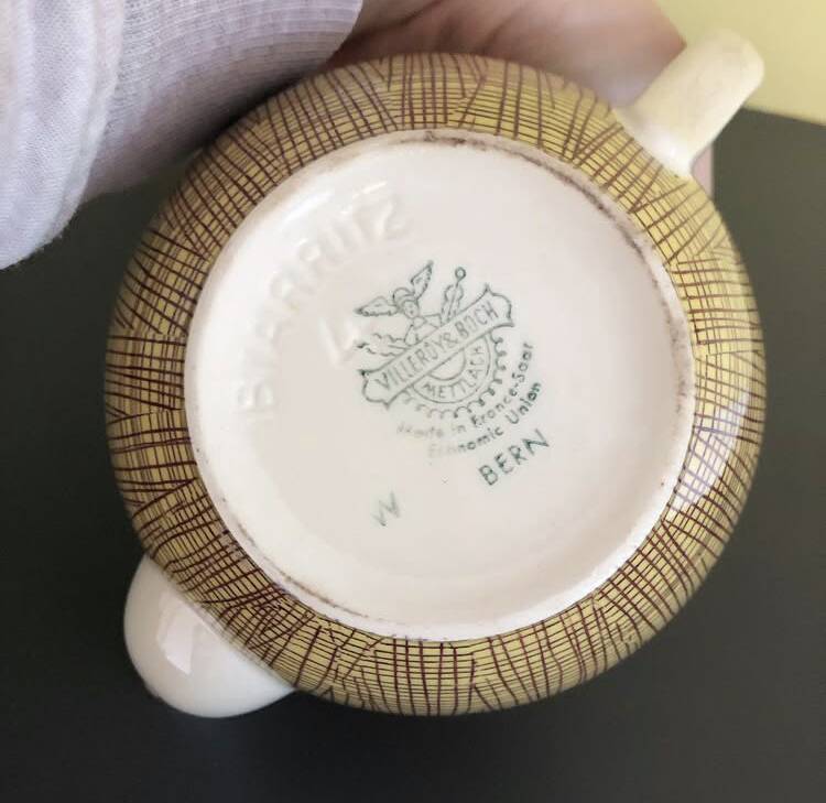 Service à thé Villeroy et Boch vintage
