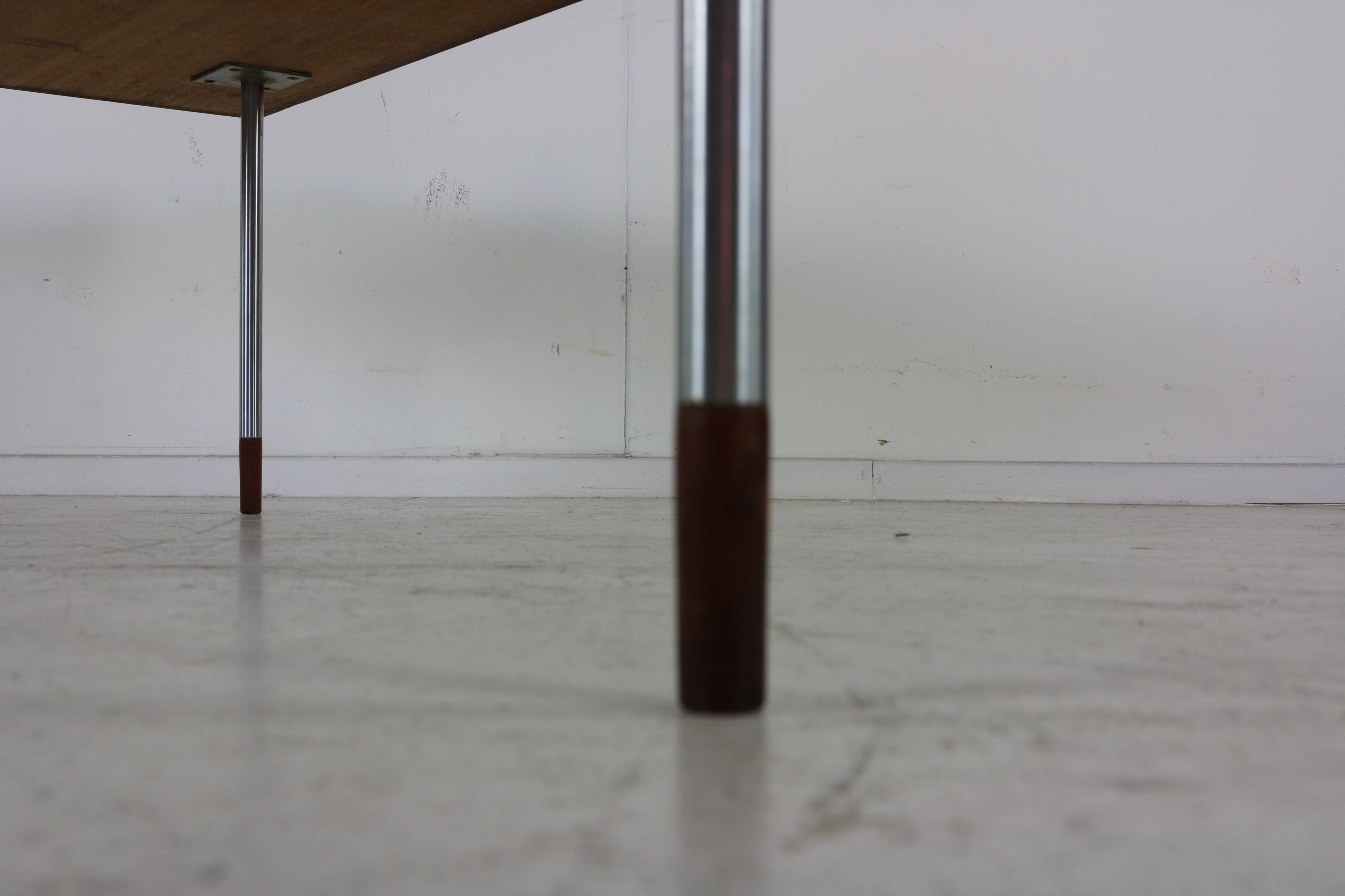 Rosewood wooden inlay table by Rudolf Glatzel for Fristho Holland