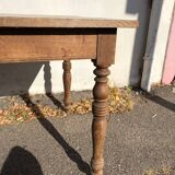 Old Solid Oak Farm Table