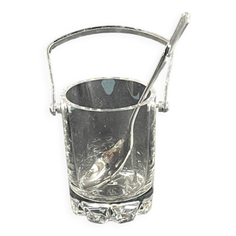 Ice bucket, vintage, Sèvres France, ice cubes, 13 x 10 cm, 1 kg, ice bucket