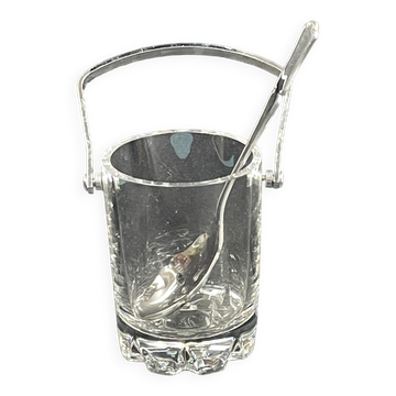 Ice bucket, vintage, Sèvres France, ice cubes, 13 x 10 cm, 1 kg, ice bucket