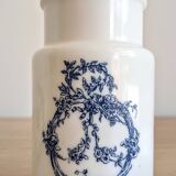 Set of 2 Victorian style opaline apothecary pharmacy jars