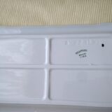 Pillivuyt white porcelain asparagus dish