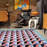 Tapis vintage en laine de style italien Or-Art.