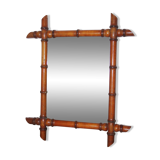 Miroir en bambou