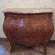 Commode galbée Louis XV en bois de rose