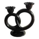 Villeroy & Boch - Rare Septfontaines Earthenware Pretzel Candle Holder - 1950s, Luxembourg