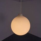 Opaline Glass Satellite Pendant Lamps by Vilhelm Wohlert for Louis Poulsen, 1960s, Set of 2