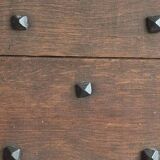 hand-forged studded castle doors + frame from the 1800s/1900s