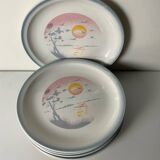 Vintage plates from the 1980s