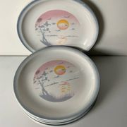 Vintage plates from the 1980s