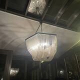 Lustre en verre drapé
