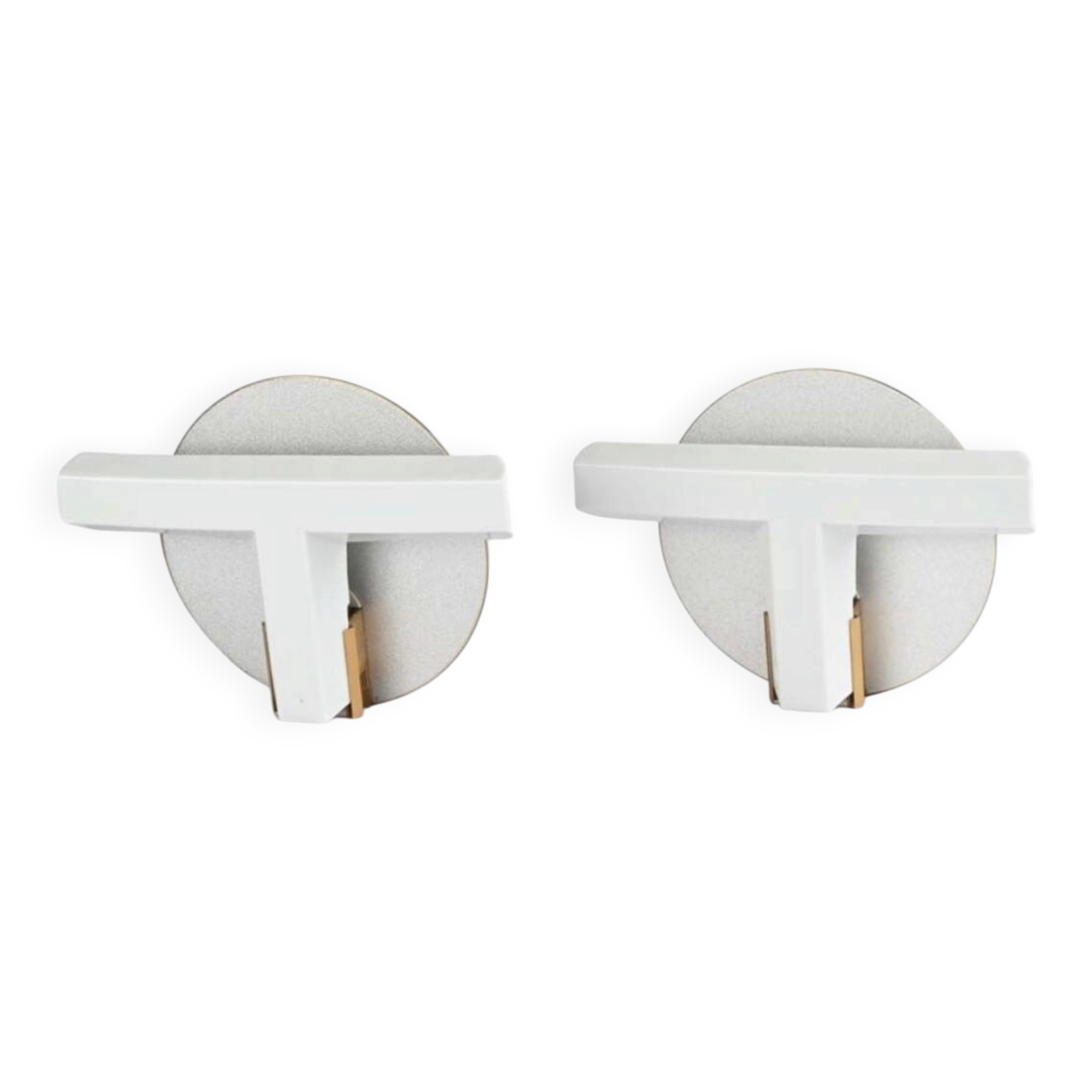 Pair of oti wall lights flos — afra & tobia scarpa — italian design 1970s