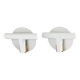 Pair of oti wall lights flos — afra & tobia scarpa — italian design 1970s