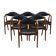 Set of six teak chairs, Danish design, 1970s, manufacture: Farstrup Møbler