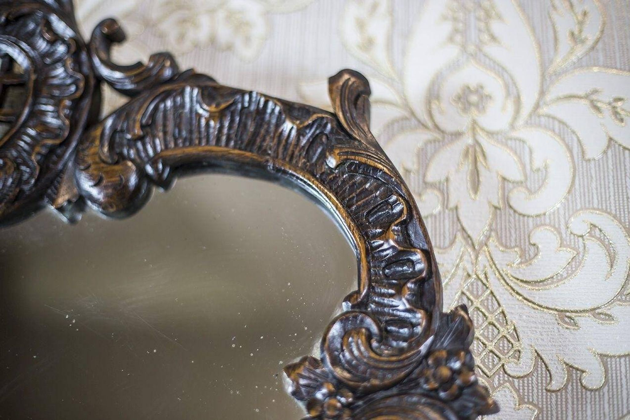 Miroir à cadre néo-rococo, années 1930