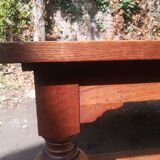 Solid oak dining table