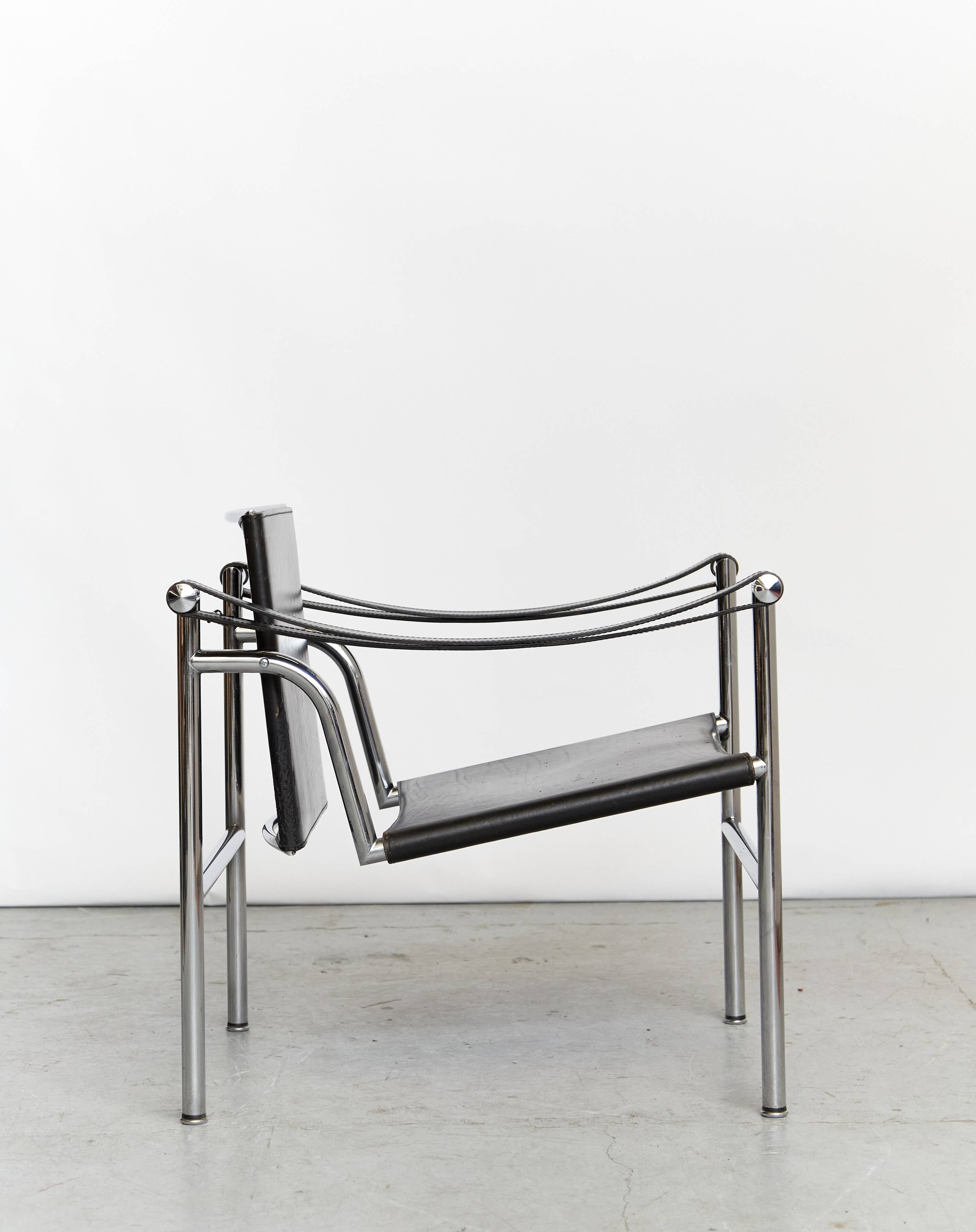 Chaise Le Corbusier LC1 "Basculante" pour Cassina