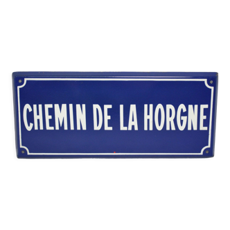 Plaque émaillée vers 1950.