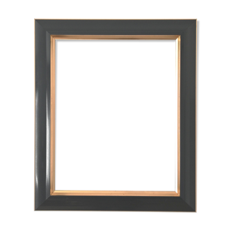 Moulded blue frame & golden trim