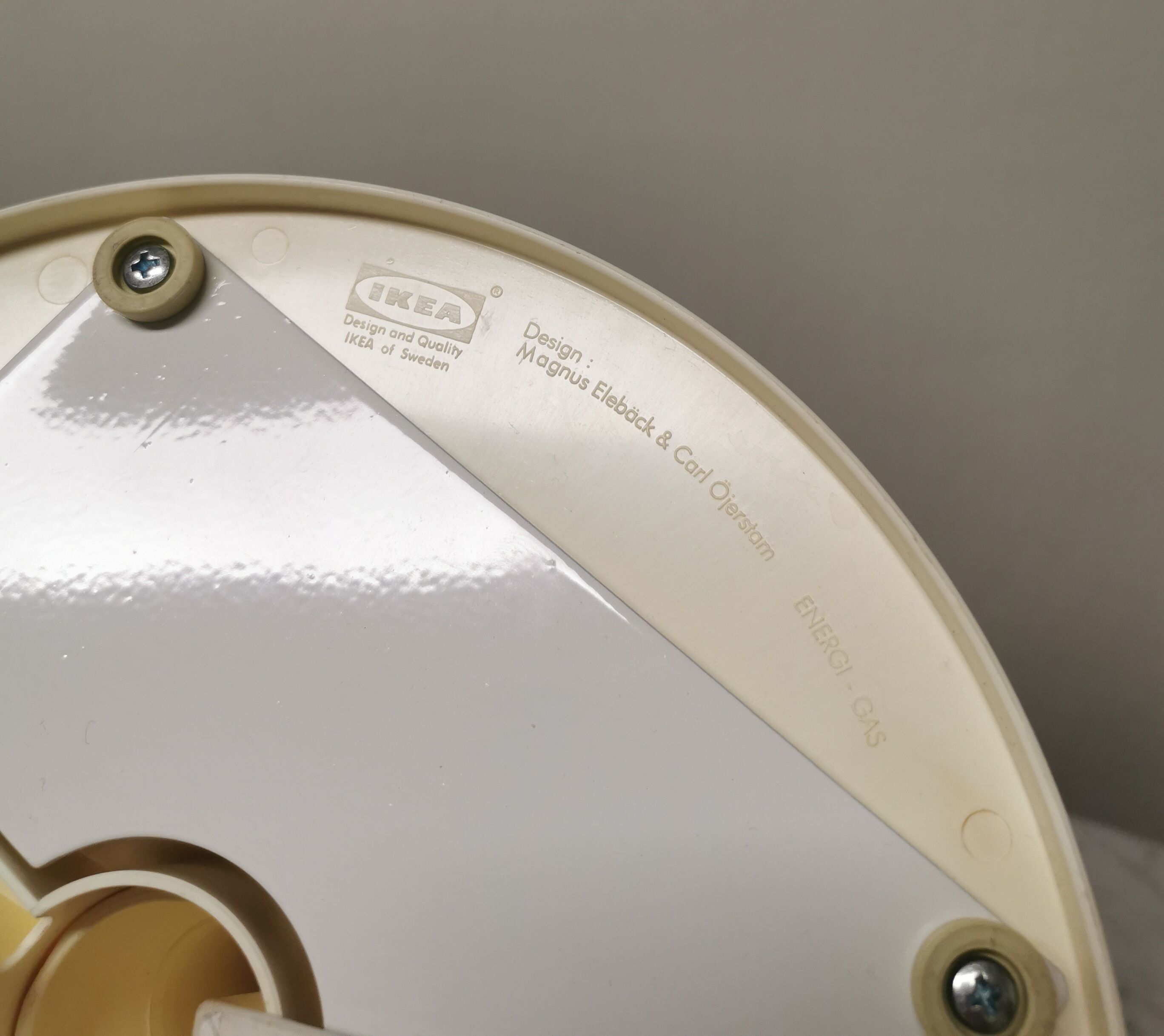 Lamp by Magnus Eleback and Carl Ojerstam, Ikea, 1980