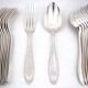 Silverware hotel Georges V, Christofle Albatros, 12 table settings, 24 pieces