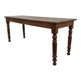 Large walnut bistro table