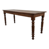 Large bistro table in walnut
