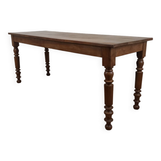 Large walnut bistro table