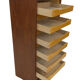 Vintage Danish design cabinet in teak veneer