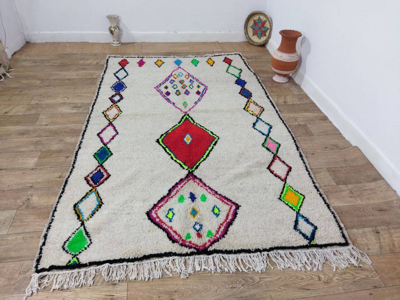 Handmade moroccan berber rug 260 x 160 cm